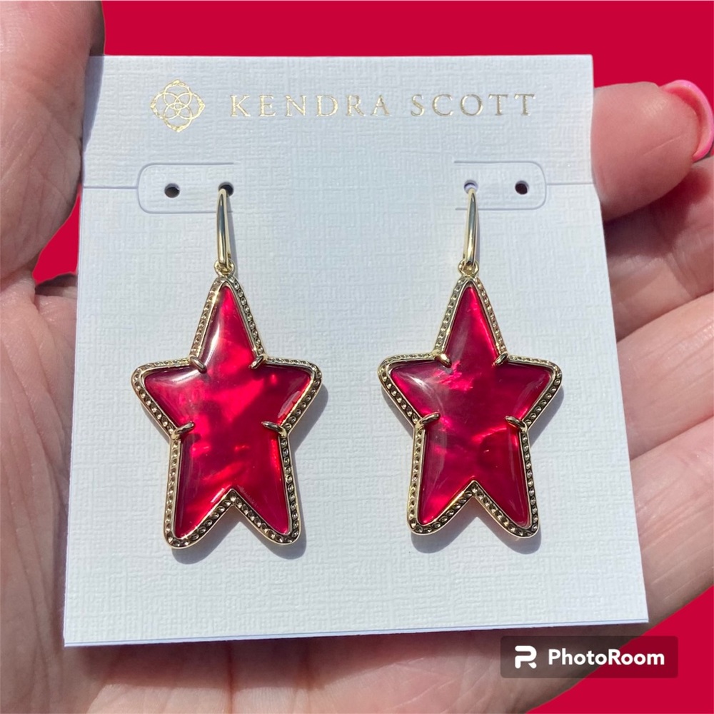 NWT Red Gold Jae Earrings